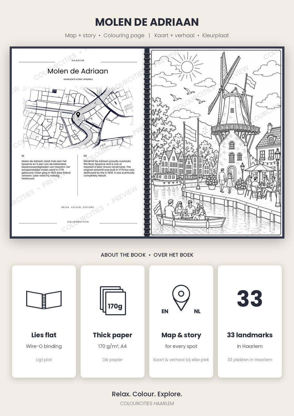 Colouring Book Haarlem