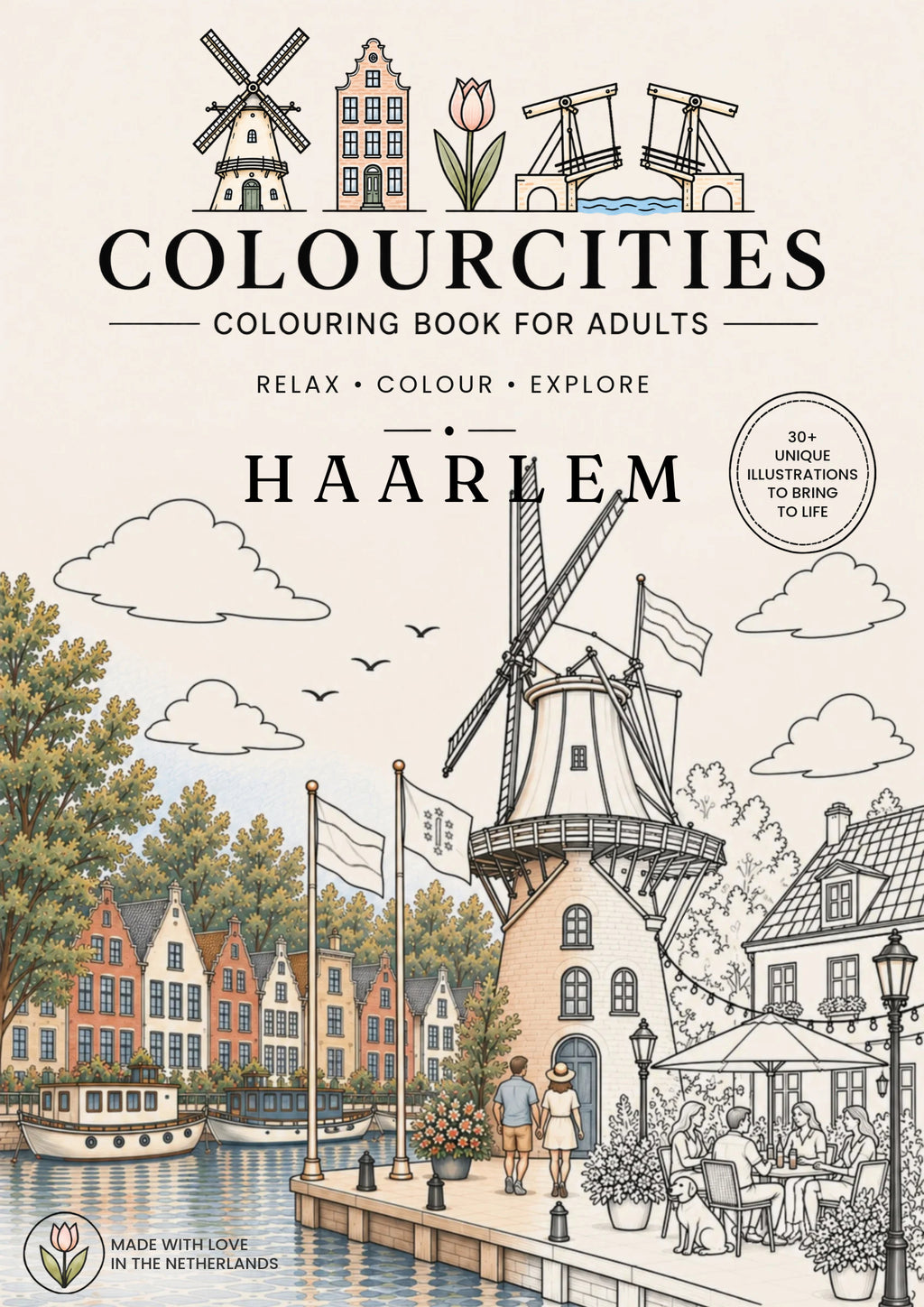 Colouring Book Haarlem